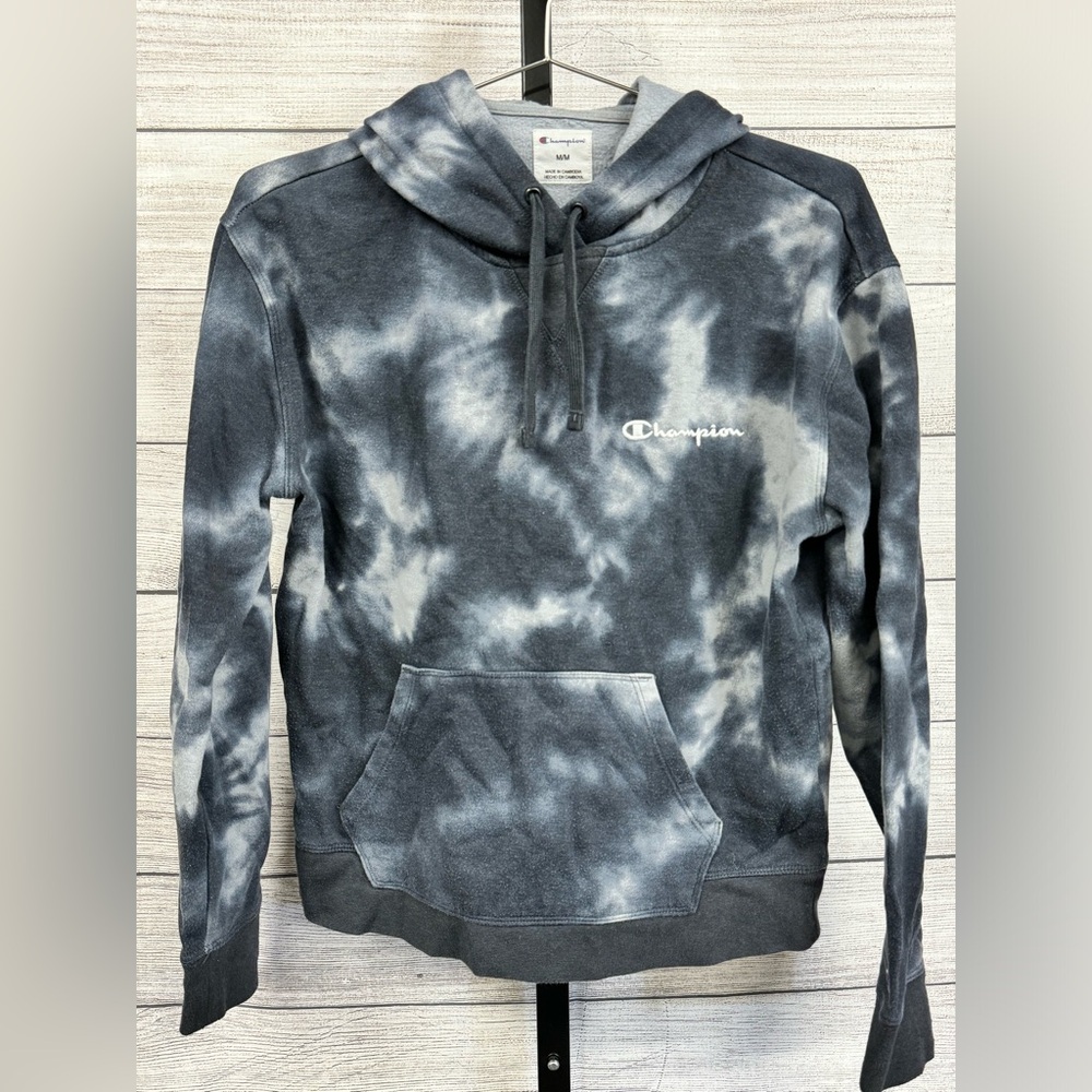 Champion Tie Dye Crop Hoodie